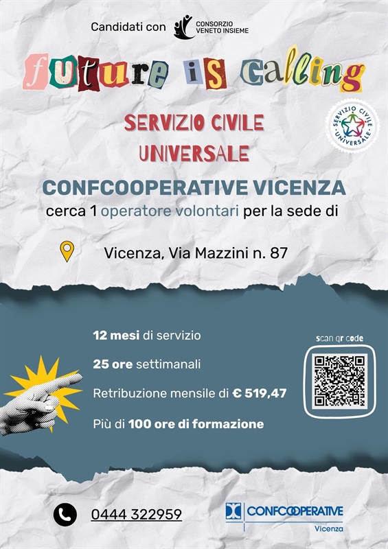 Servizio Civile Universale a Vicenza: partecipa al progetto "Agorà – Territori da Abitare"