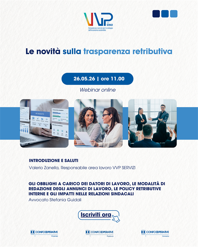 Le novità sulla trasparenza retributiva: webinar operativo...